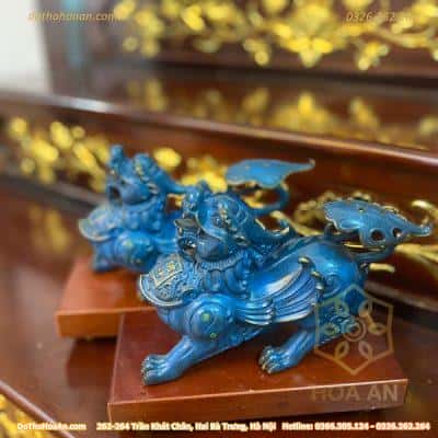 Tỳ Hưu Đồng Đài Loan Màu Xanh Lam1