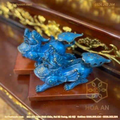 Tỳ Hưu Đồng Đài Loan Màu Xanh Lam2