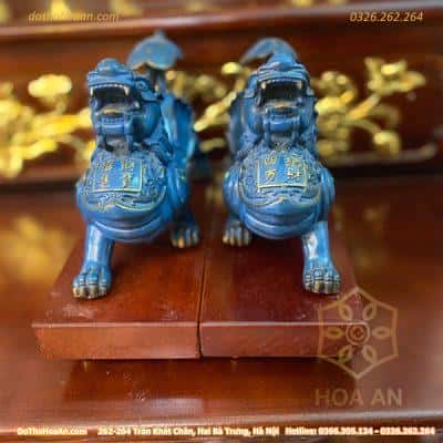 Tỳ Hưu Đồng Đài Loan Màu Xanh Lam3