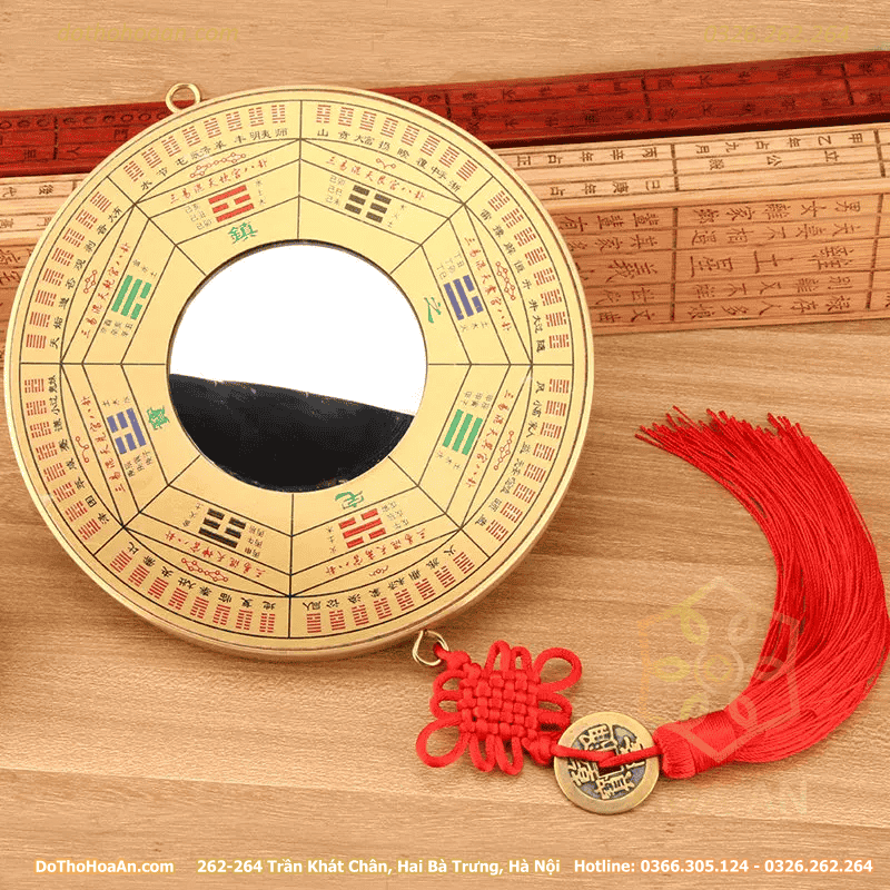 Gương Bát Quái Đồng Mặt Kính (3)