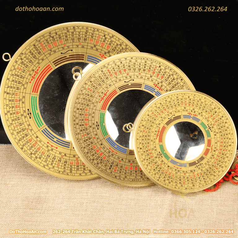 Gương Bát Quái Đồng Mặt Kính