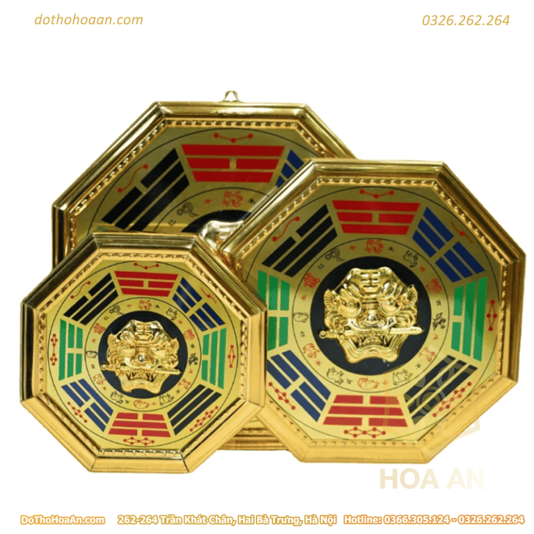 Gương Bát Quái Mặt Hổ Phù