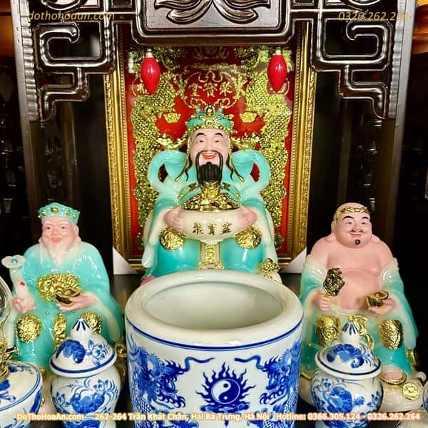 Bộ Ban Thờ Thần Tài Hiện Đại Kết Hợp Kệ 3 Tầng Sứ Men Ngọc2 Bộ Ban Thờ Thần Tài Hiện Đại Kết Hợp Kệ 3 Tầng Sứ Men Ngọc2