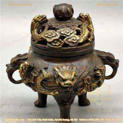 Đốt Trầm Đồng Song Long Cưỡi Mây3