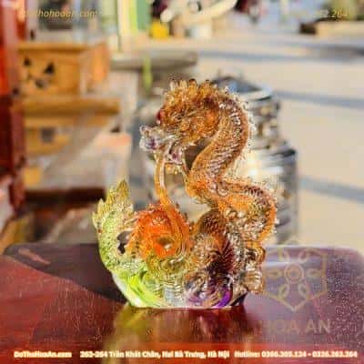 Rồng Nhả Long Châu Lưu Ly