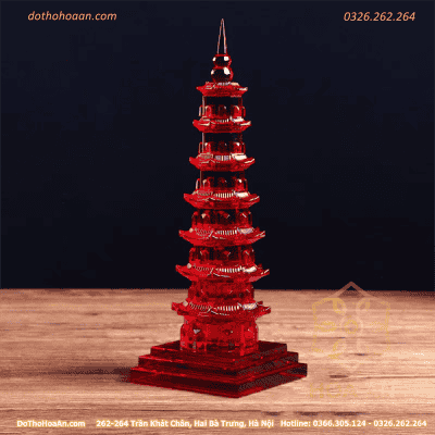Tháp Văn Xương Pha Lê Đỏ1