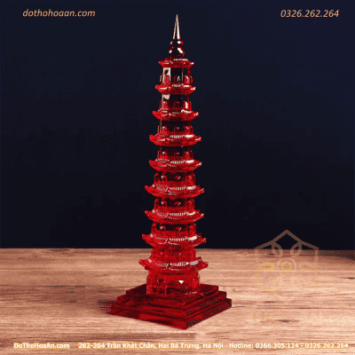 Tháp Văn Xương Pha Lê Đỏ4