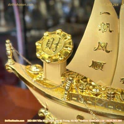 Thuyền buồm chiêu Tài vàng kim3