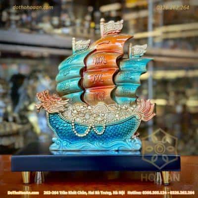 Thuyền Buồm Song Long Ngũ Sắc