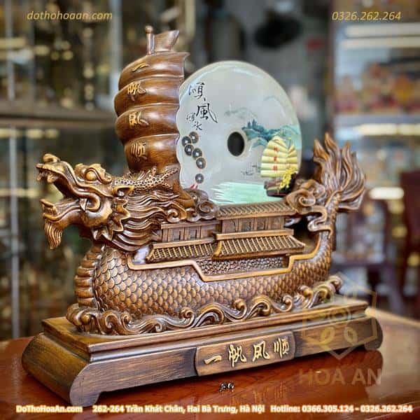 Thuyền Rồng Đồng Điếu gỗ2