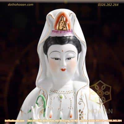 Tượng Quan Âm Tọa Sen1