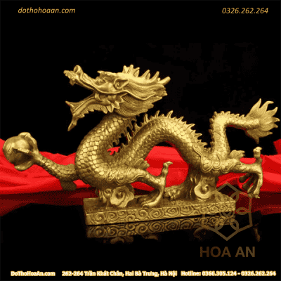 Tượng Rồng Đồng Nắm Long Châu4
