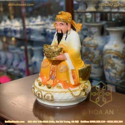 Tượng Thần Tiền/ Thần Phát Đá Vàng TD101