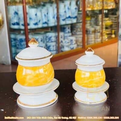 Chóe Thờ Vân Đá Vàng