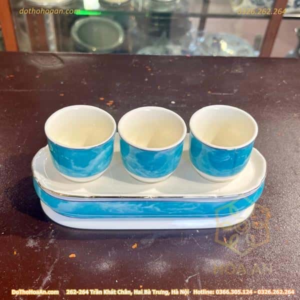 Khay Nước Vân Đá Xanh