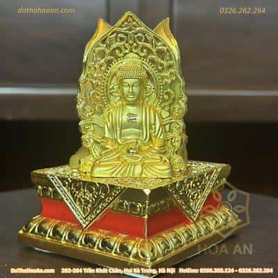 Tượng Tam Thế Phật Kính Đế Vuông Đặt Ô Tô-Bàn Làm Việc1