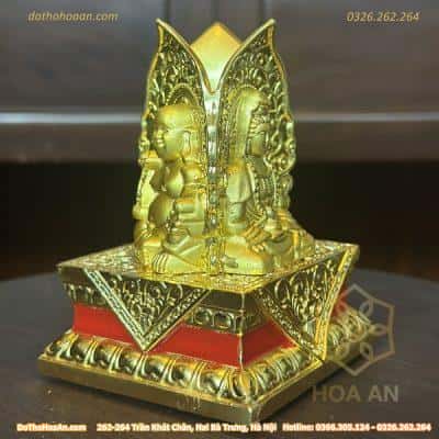 Tượng Tam Thế Phật Kính Đế Vuông Đặt Ô Tô-Bàn Làm Việc3