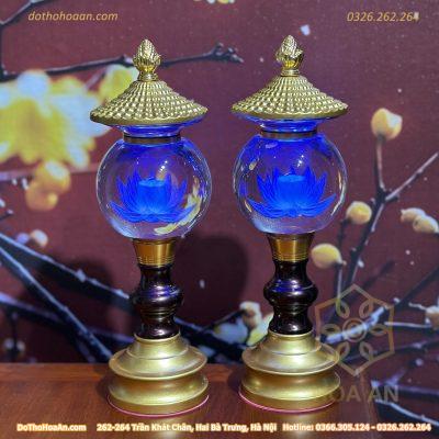 Đèn Thờ 1 Bông Chóp Cầu Hoa Sen