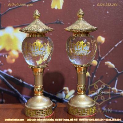Đèn Thờ 1 Bông Chóp Cầu Hoa Sen Cao Cấp
