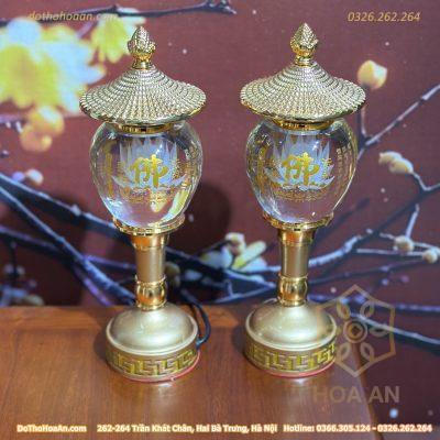 Đèn Thờ 1 Bông Chóp Cầu Hoa Sen Cao Cấp