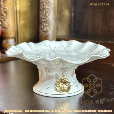 Mâm Bồng Bạch Ngọc Kim Sen