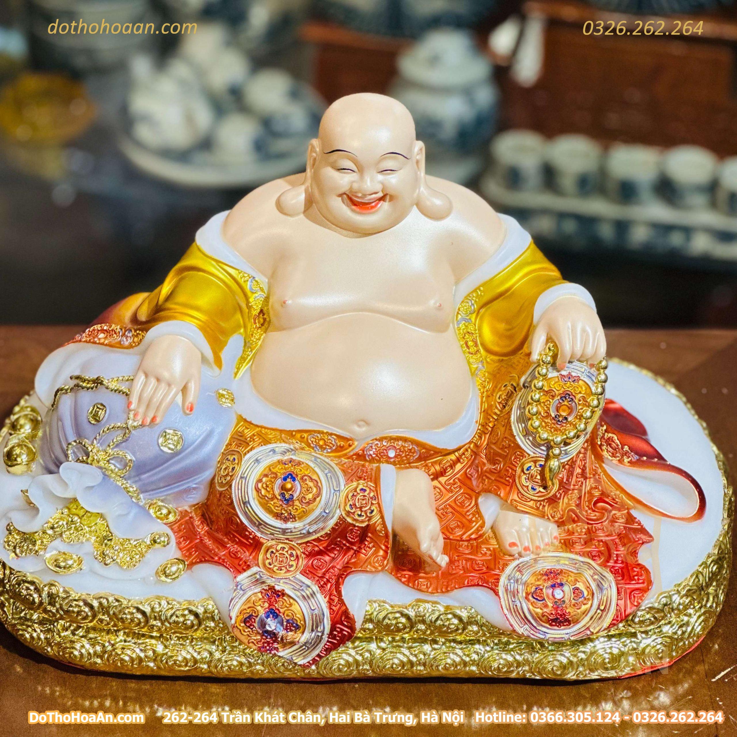 Tượng Di Lặc Hiệu Ứng Đồng Đỏ (2)