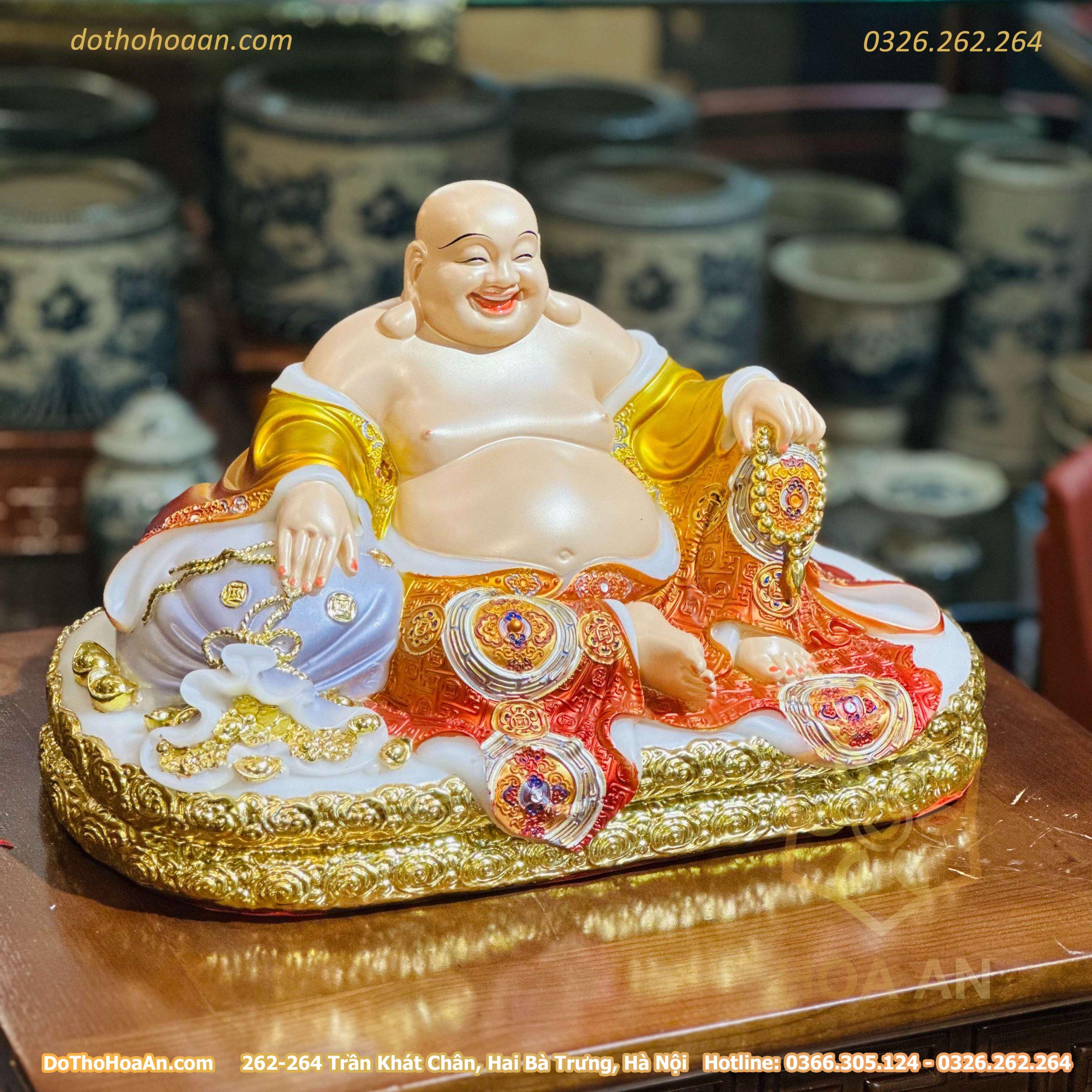 Tượng Di Lặc Hiệu Ứng Đồng Đỏ (4)
