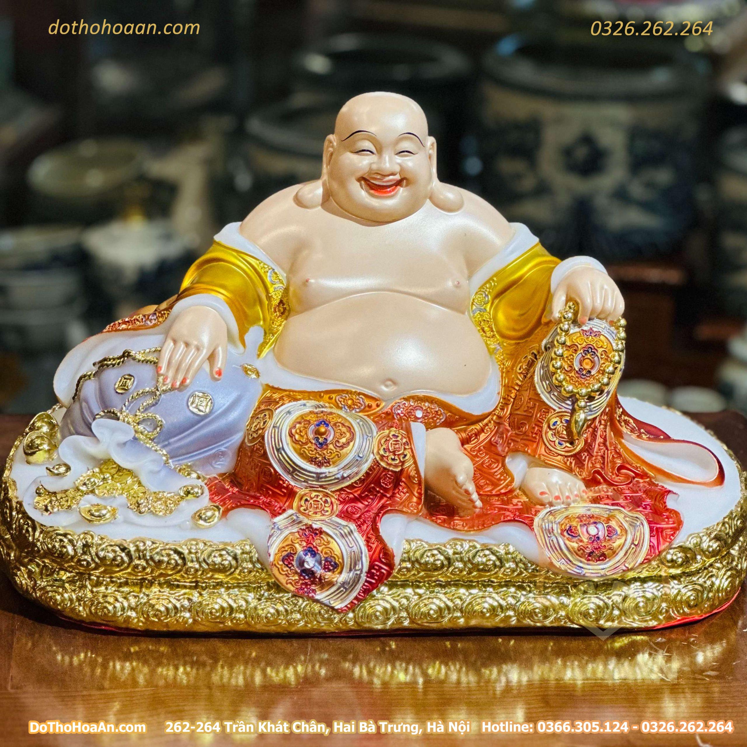 Tượng Di Lặc Hiệu Ứng Đồng Đỏ
