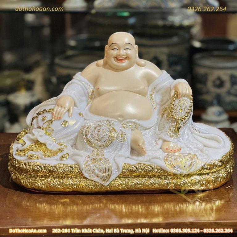 Tượng Di Lặc Hiệu Ứng Đồng Trắng