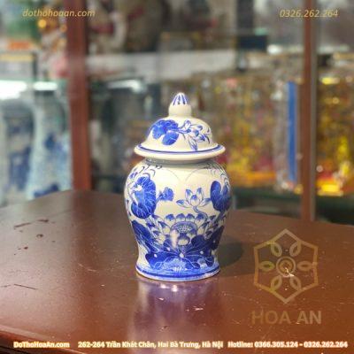 Chóe Thờ Hoa Sen Men Ngọc2