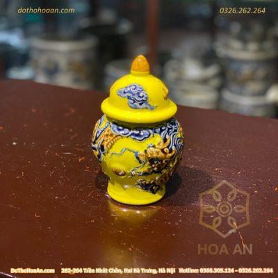Chóe Thờ Men Vàng Hoàng Kim Đắp Nổi2