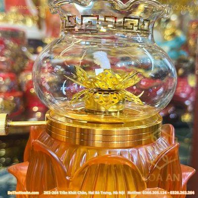 Đèn Dầu Lưu Ly Bọc Đồng2