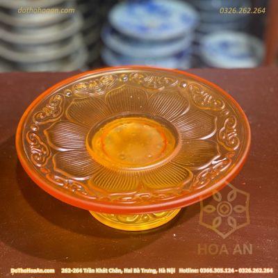 Mâm Bồng Lưu Ly Bọc Đồng