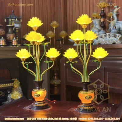 Đèn Thờ 5 Bông Lưu Ly Trường Minh
