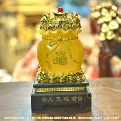 Túi Tiền Vàng Màu Vàng Chiêu Tài
