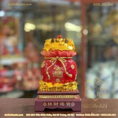 Túi Tiền Vàng Màu Đỏ Chiêu Tài