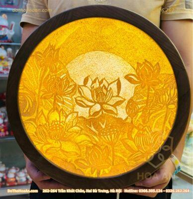 Tranh Hào Quang Trúc Chỉ Cao Cấp