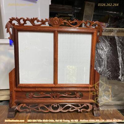 Khung Ảnh Đôi Gỗ Hương