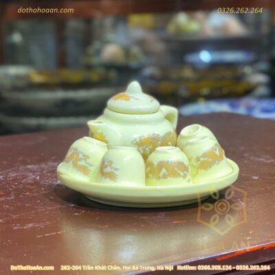 Bộ Trà Men Vàng Ngà