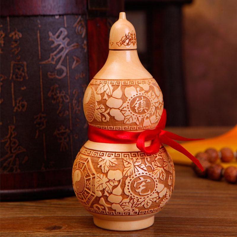Hồ lô gỗ đào phong thủy