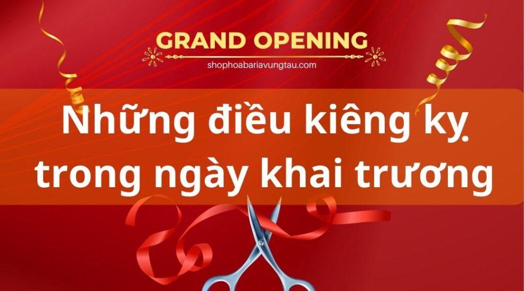 Những điều kiêng kỵ trong ngày khai trương theo phong thủy