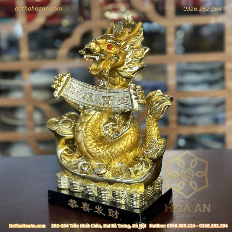 Tượng Rồng Tân Niên Phát Tài