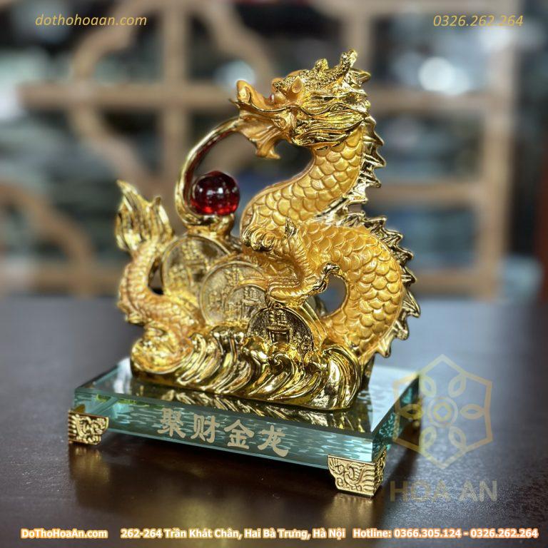 Tượng Rồng Dây Tiền Đế Kính