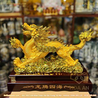 Tượng Rồng Phong Thủy Nắm Long Châu