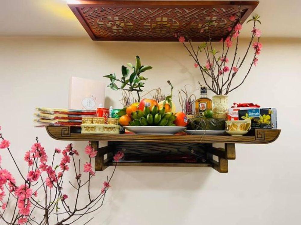 Cách trang trí bàn thờ ngày Tết 2025 đúng chuẩn phong tục Việt Nam