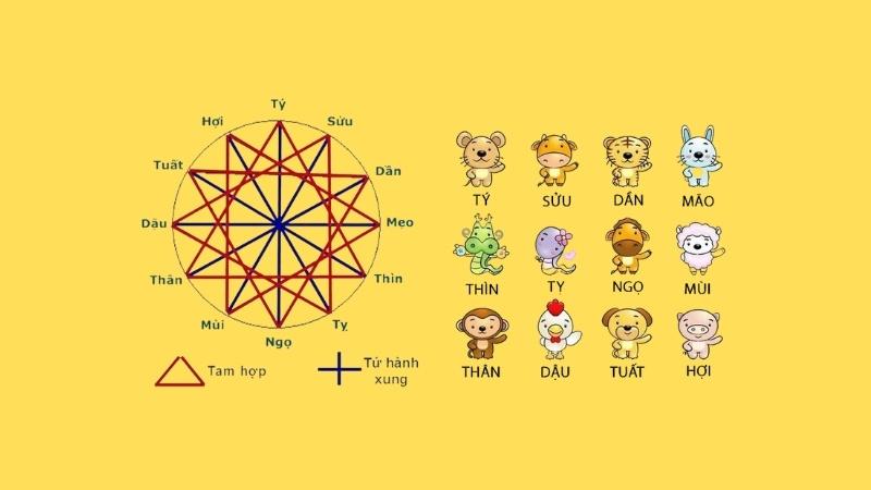 Tuổi hợp và xung khắc với ngày Mậu Thìn