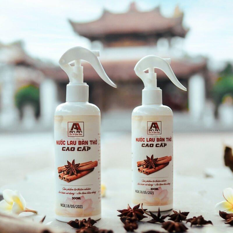 7 loại nước lau bàn thờ cho năm mới để giúp thu hút tài lộc