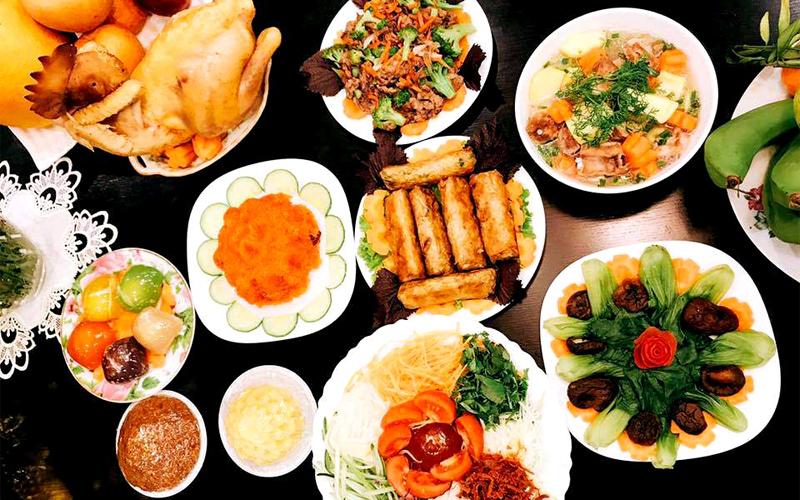 Mâm cúng miền Nam thường linh hoạt hơn ở Miền Bắc và Trung