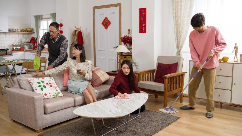 Dọn dẹp nhà cửa trong ngày Tết để đón tài lộc