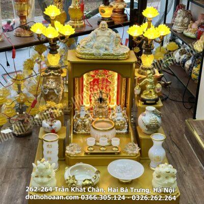 Bộ Ban Thờ Hiện Đại Ánh Kim BN 03